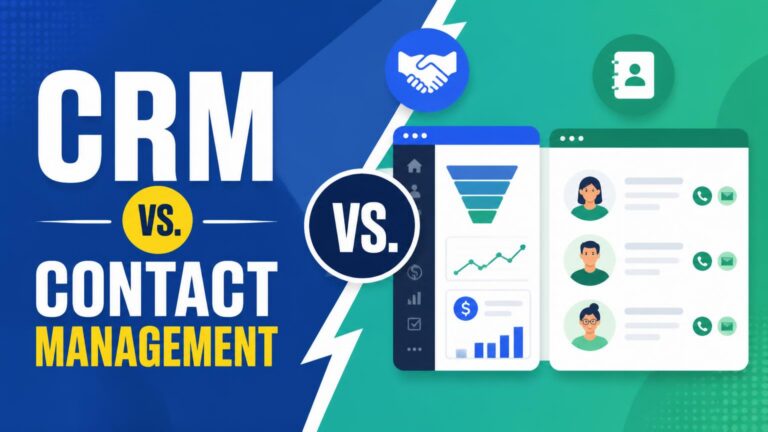 CRM vs. Contact Management Software: Which Fits the Sales Process?