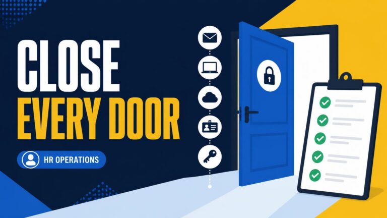 Employee Offboarding Access Checklist: How to Close Every Door | J One Technologies Employee Offboarding Access Checklist: How to Close Every Door