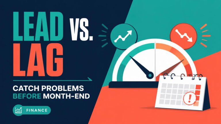 Leading vs. Lagging KPIs: Catch Problems Before Month-End