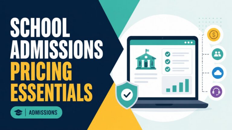 What School Admissions Software Pricing Should Include