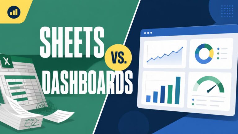 Spreadsheet vs. Dashboard Software: When Reporting Has Outgrown Sheets | J One Technologies Spreadsheet vs. Dashboard Software: When Reporting Has Outgrown Sheets