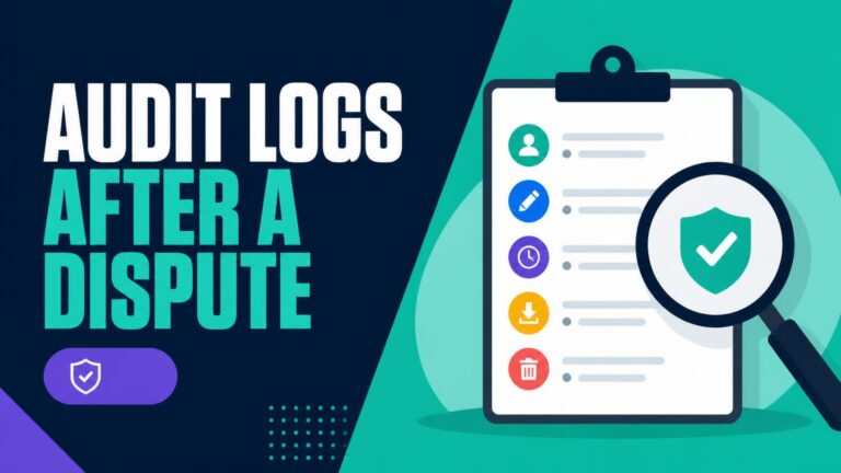 What Should Audit Logs Include After a Dispute? | J One Technologies What Should Audit Logs Include After a Dispute?